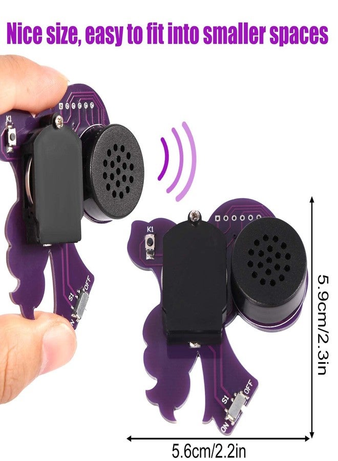 BTFO Prank Screaming Goat Noise Maker, Purple Screaming Goat Appearance Desk Toy with 8 Interesting Scream Sounds Prankster Stuff for School Home Party Supplies - Image 2